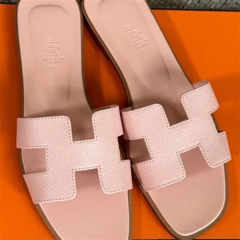 light pink hermes sandals|hermes empire sandals.